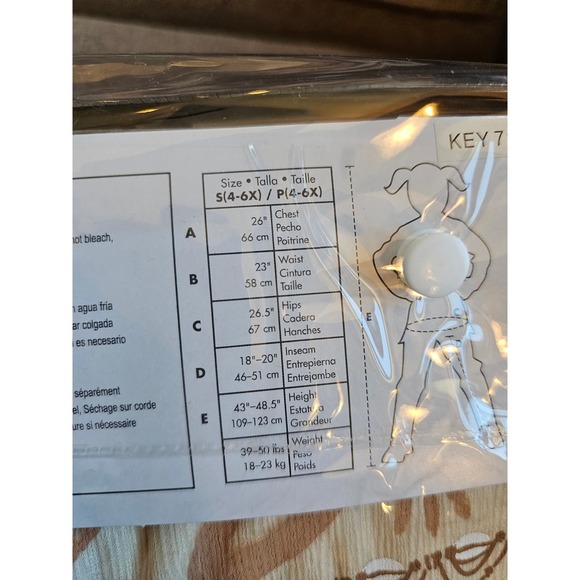 Disney Moana 2 Child Costume Dress Disguise Size S P 4-6X Halloween Princess NEW - Picture 8 of 9